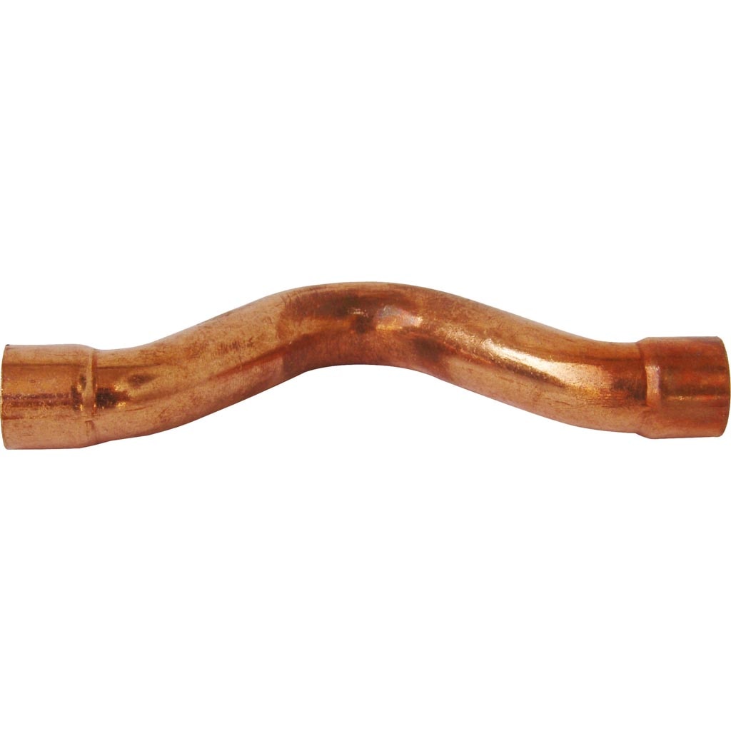 Teava ocolire cu mufa interior-interior 18 mm cupru