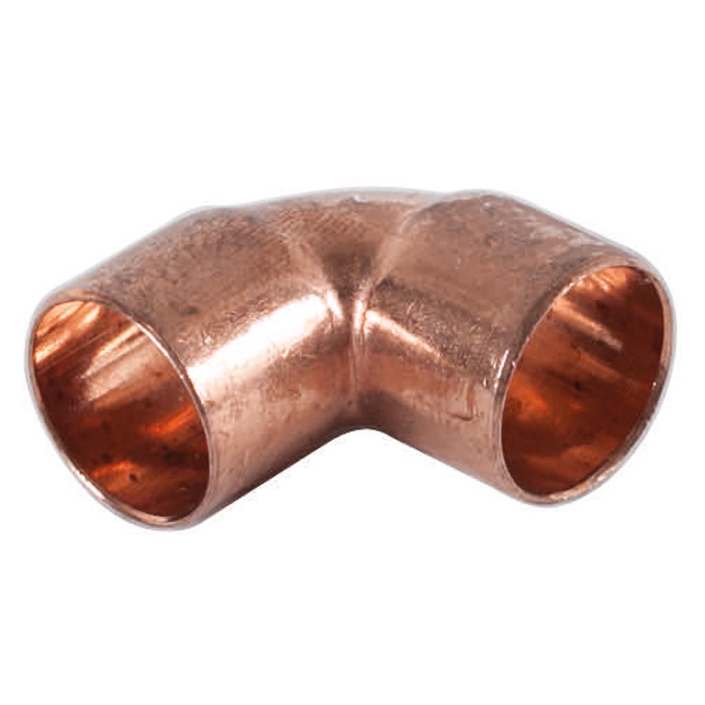 Cot cupru, 15 mm, 90 grade, interior-interior