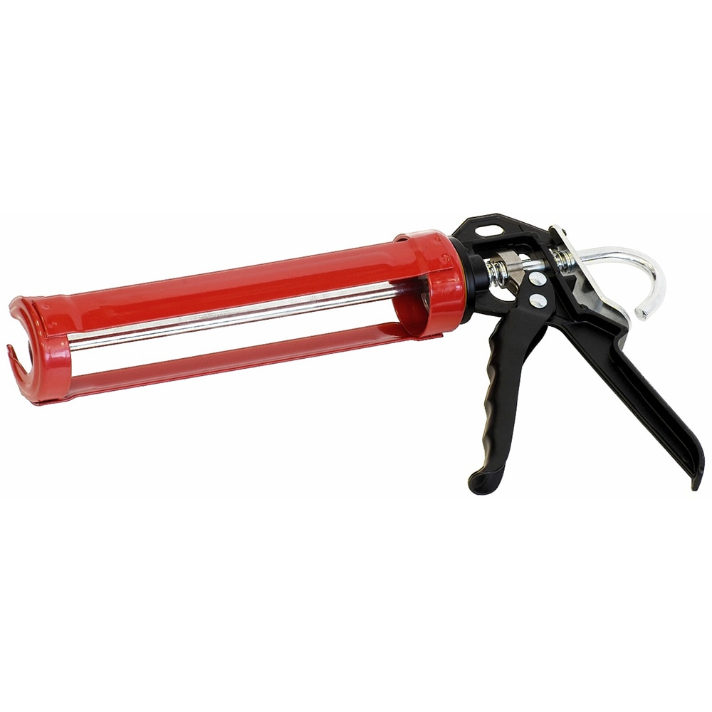 Pistol silicon Coloe Expert, 310 ml, otel, rosu-negru
