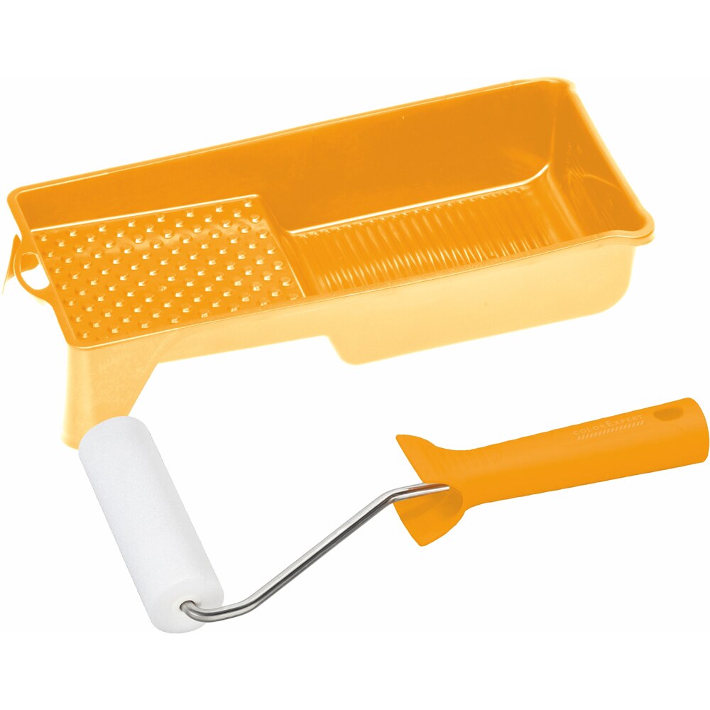 Set 3 piese COLOR EXPERT, tava, maner plastic, rola 11 cm