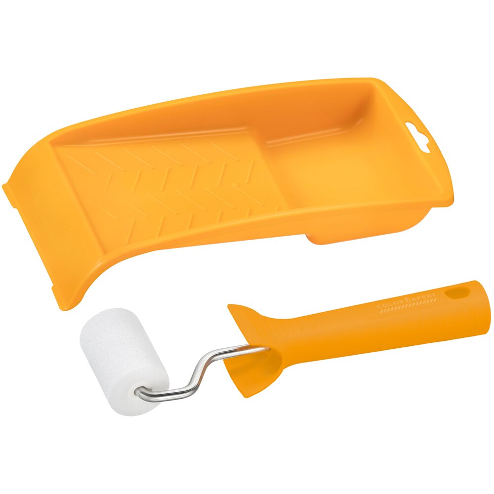 Set trafalet COLOR EXPERT, burete, 3 piese, cu tava, maner plastic, rola 5 cm