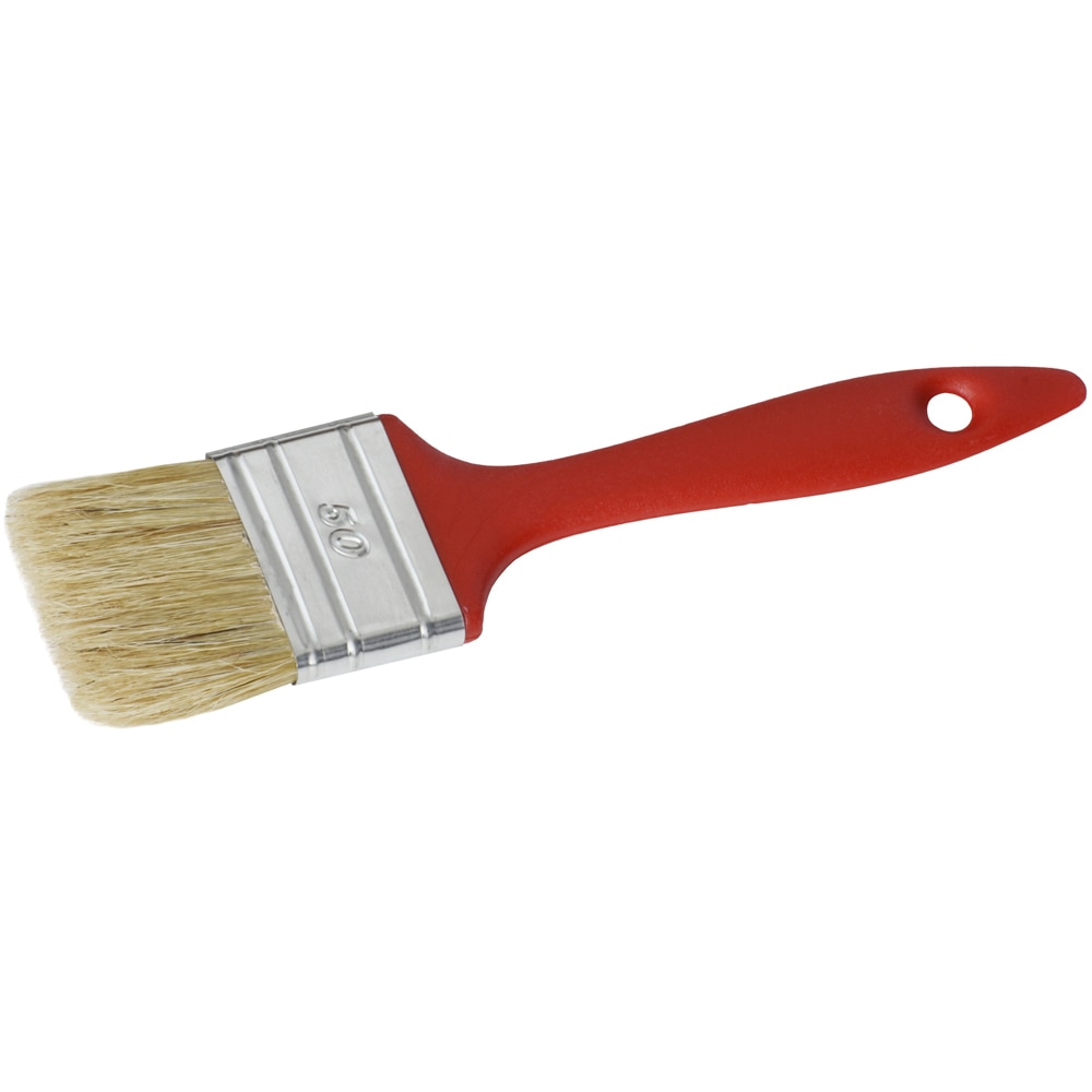 Pensula COLOR EXPERT, fire naturale, 18.5 x 3.5 x 1 cm, rosu