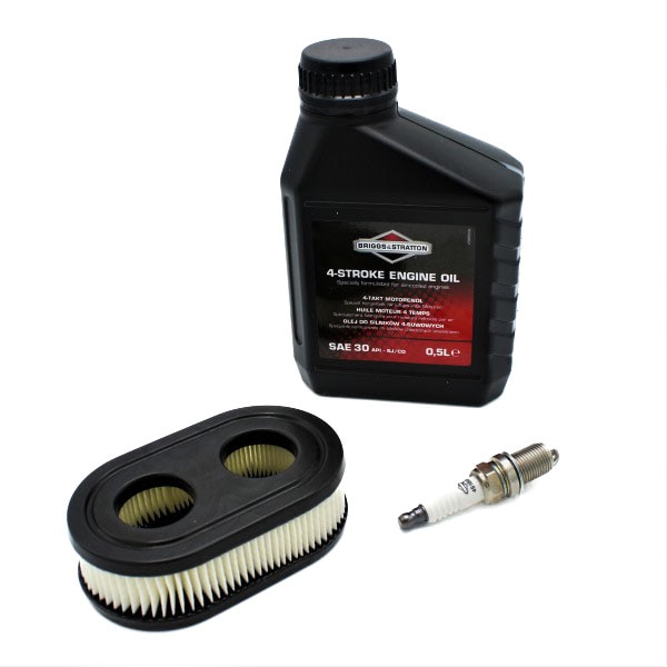 Kit ingrijire motor BRIGGS & STRATTON, ulei motor SAE 30, filtru aer, bujie, 550E, 550EX, 575EX