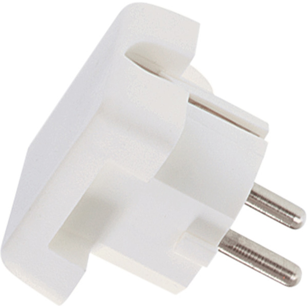 Stecher BACHMANN, schuko, demontabil, 90 grade, alb
