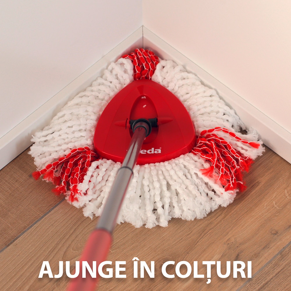 Rezerva mop VILEDA 46823 Easy Wring Turbo, alb-rosu