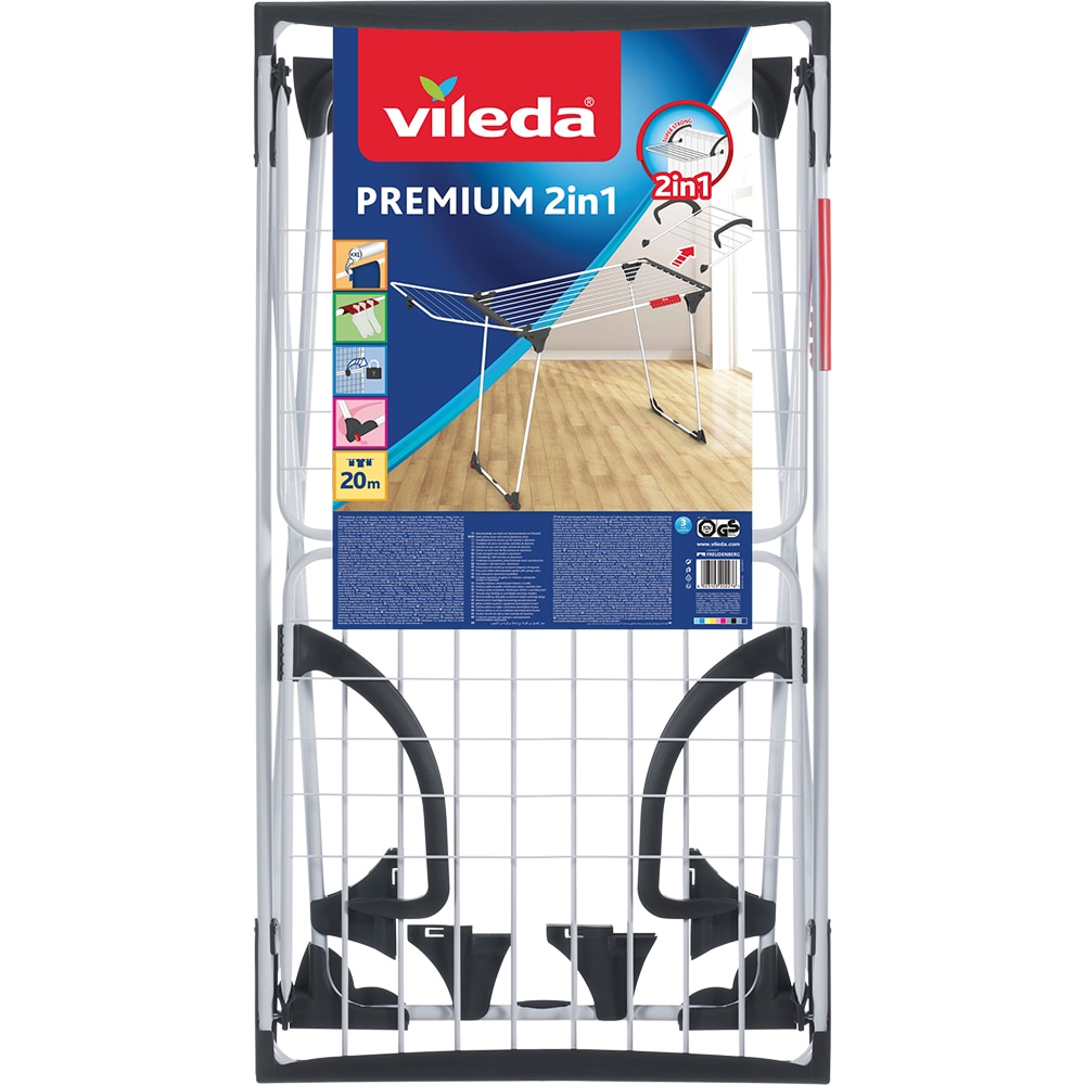 Uscator rufe VILEDA Premium 180, 2 in 1, alb-negru