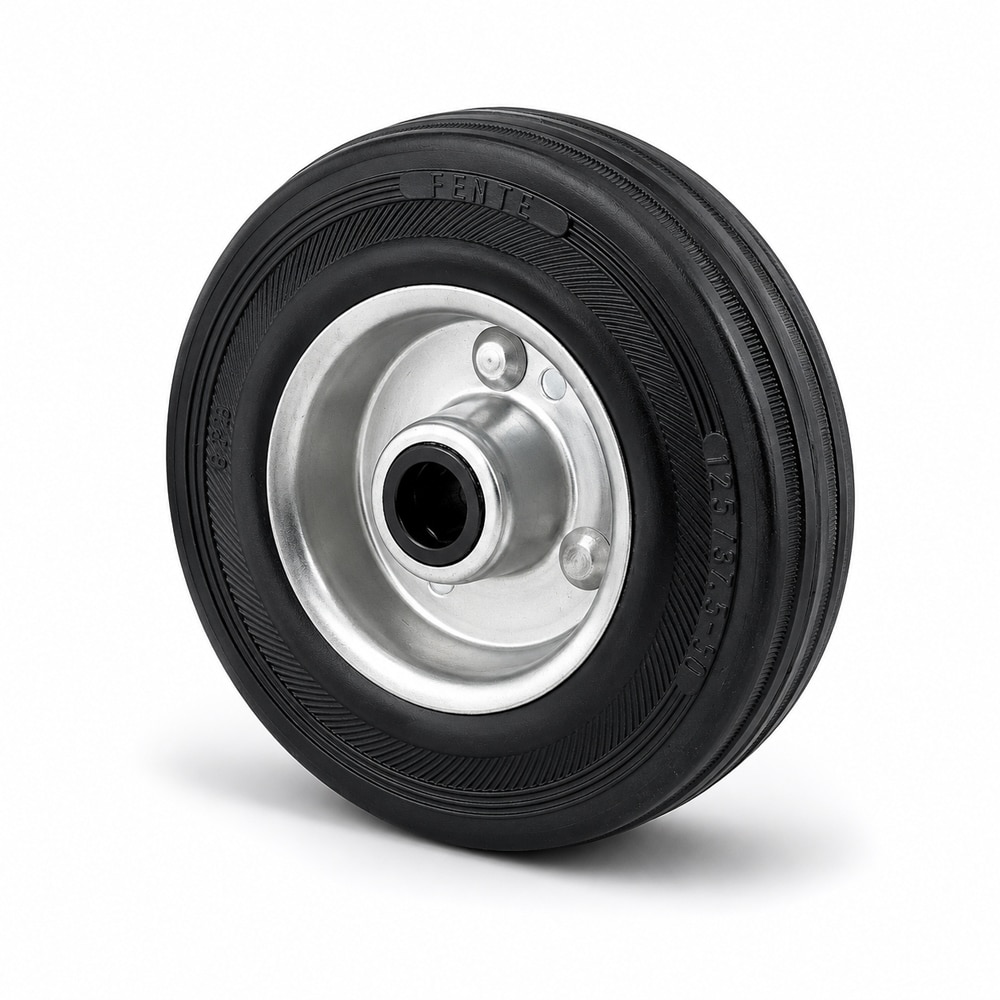 Roata pivotanta TENTE, cauciuc, 80 mm, 70 kg, negru