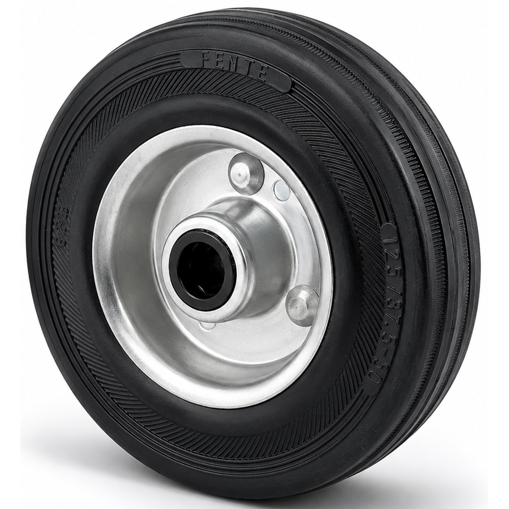 Roata pivotanta TENTE, cauciuc, 100 mm, 70 kg, negru