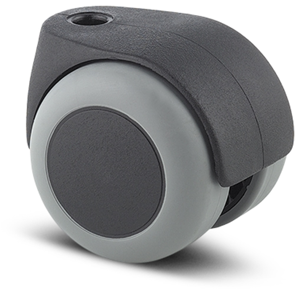 Roata pivotanta TENTE, cauciuc, 50 mm, 50 kg, gri