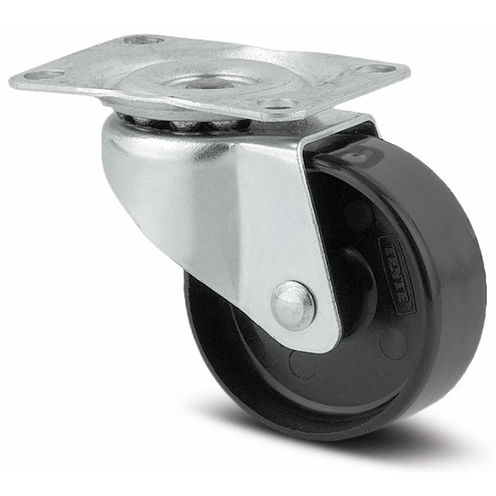 Roata pivotanta TENTE, polipropilena, 25 mm, 20 kg, negru