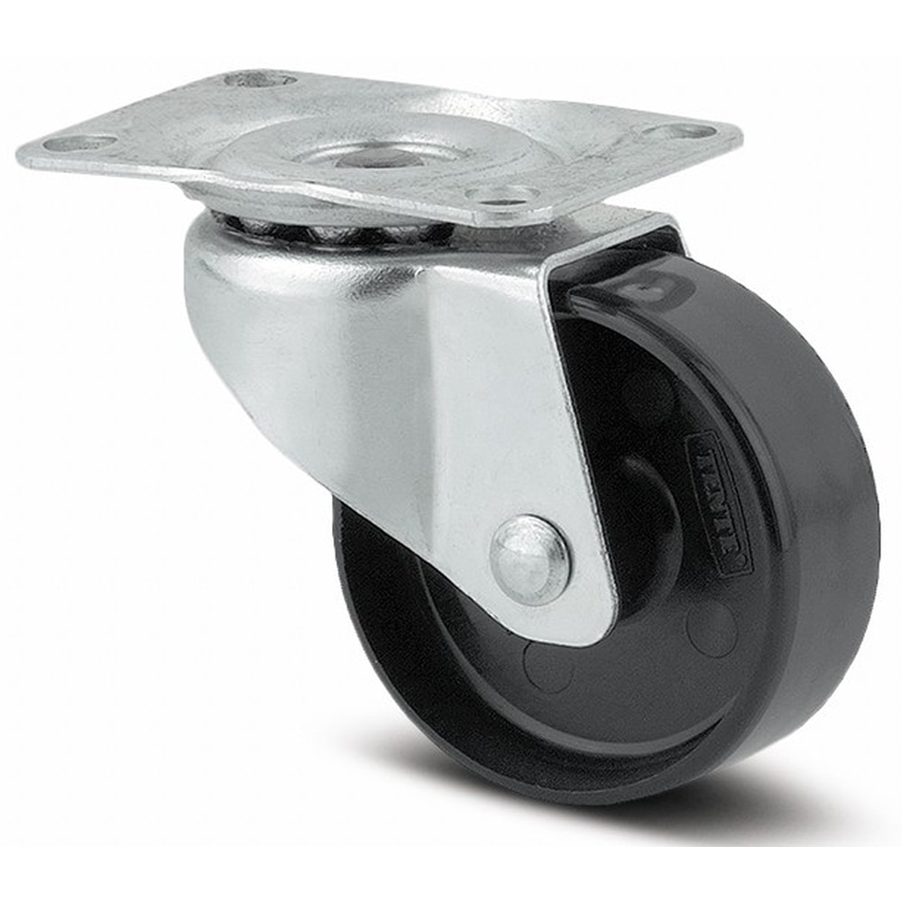 Roata pivotanta TENTE, polipropilena, 38 mm, 30 kg, negru