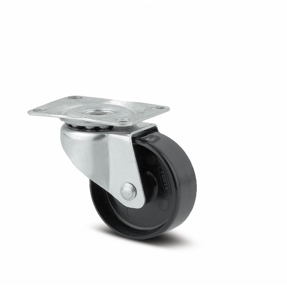 Roata pivotanta TENTE, polipropilena, 50 mm, 40 kg, negru
