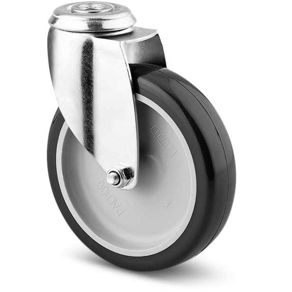 Roata pivotanta TENTE, poliuretan, 50 mm, 40 kg, gri