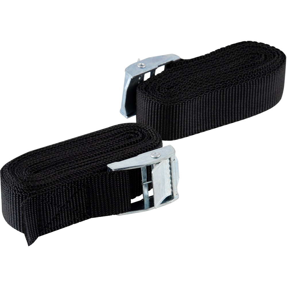 Set chinga de ancorare SUKI, cu catarama, 25 mm x 2.5 m, zinc, negru