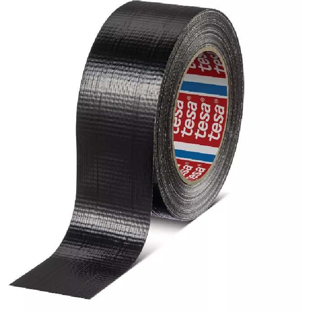 Banda adeziva Duct Tape TESA 4610 Basic, 25 m x 50 mm, negru