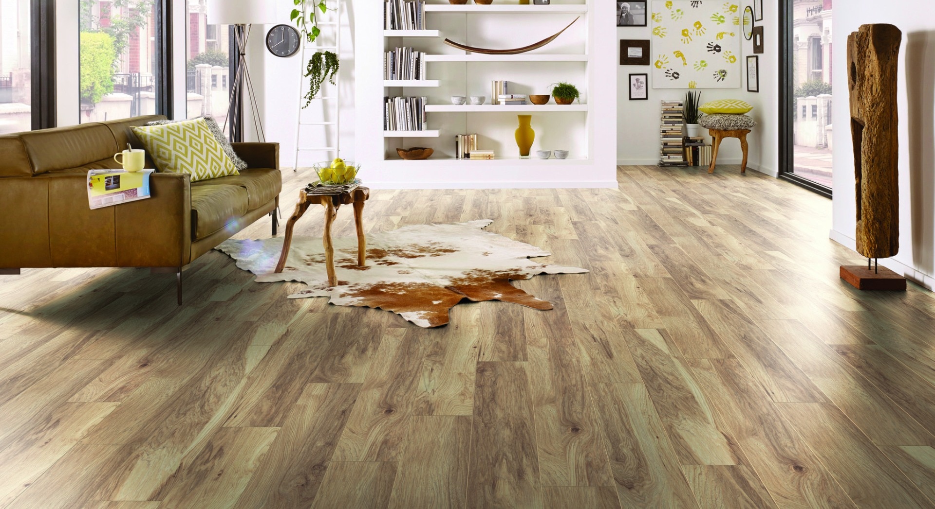 Parchet laminat 10 mm, nuc, acoperire per cutie 1.727 mp, AC4, HDF, Vintage