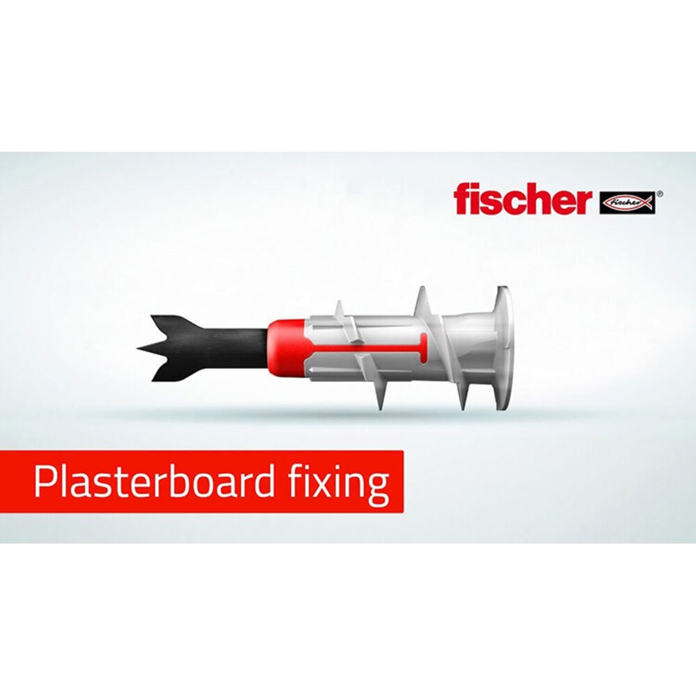 Surub cu diblu gips FISCHER DuoBlade, 12 x 35mm, 6buc