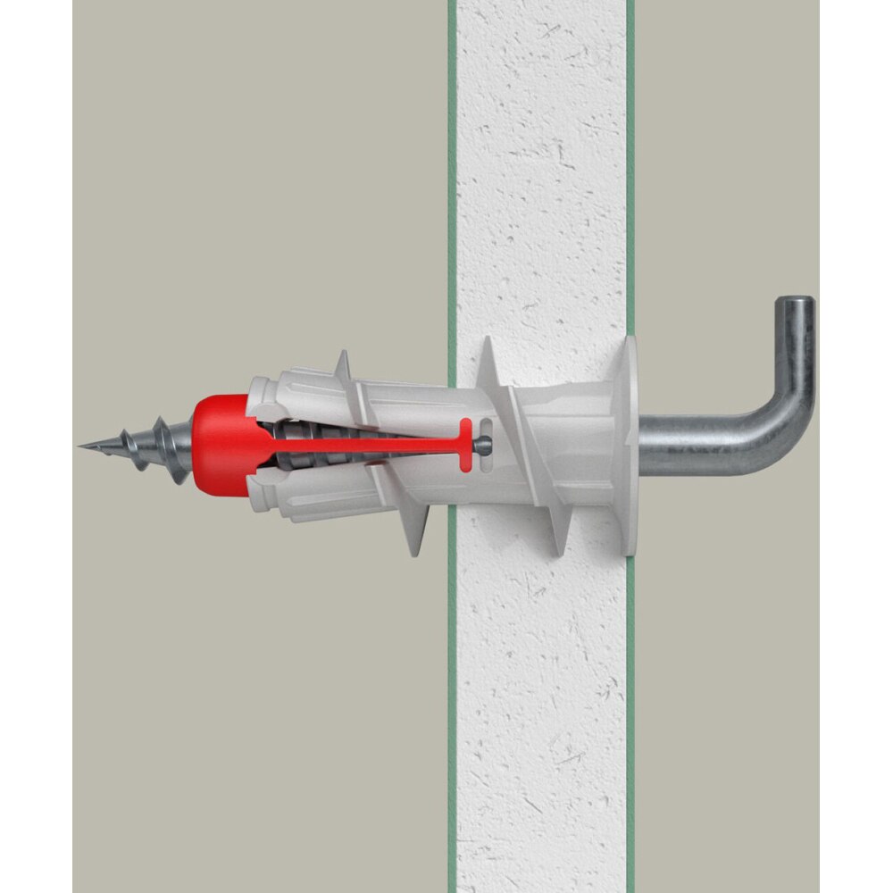 Surub cu diblu gips FISCHER DuoBlade, 12 x 35mm, 6buc