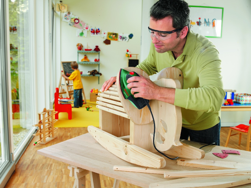 Masina de slefuit 80 W, cu fir • Bosch PSM 8100A