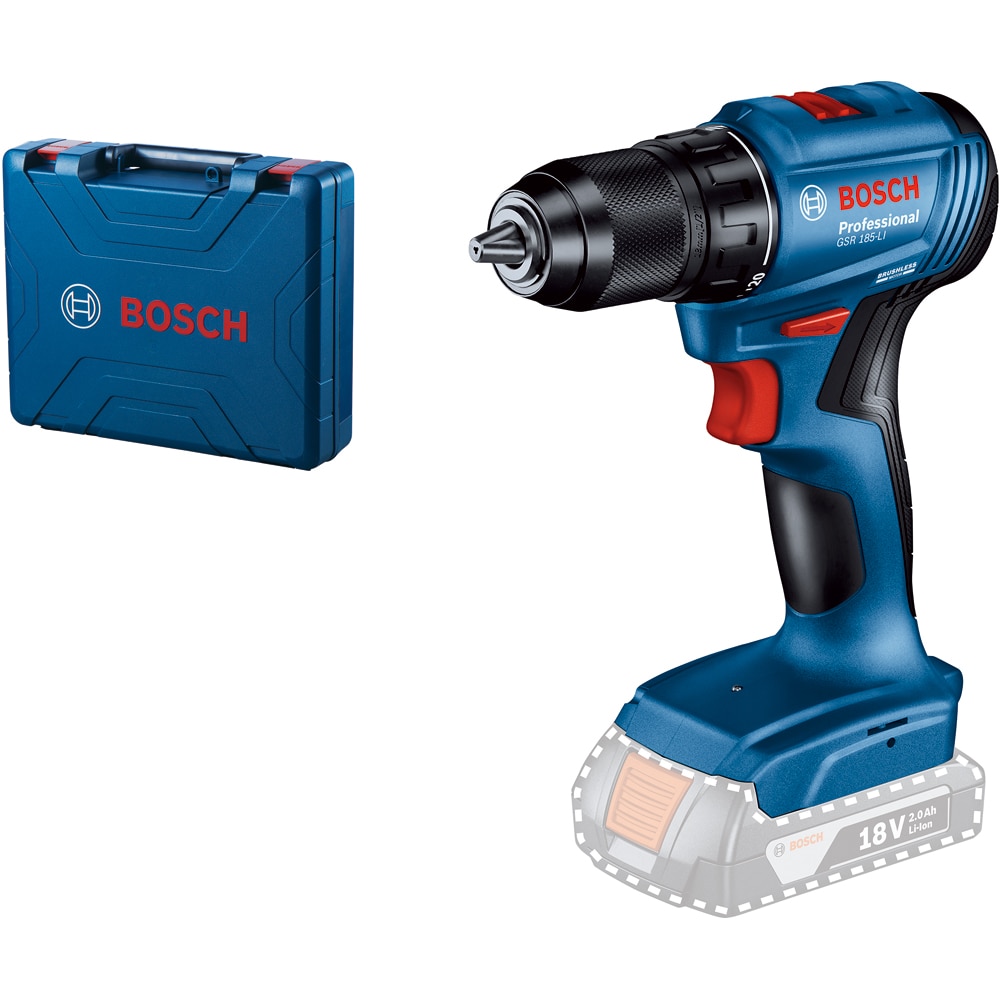 Masina de gaurit si insurubat Bosch Professional GSR 185-LI, 18V, 1900rpm, 50 Nm, fara acumulator