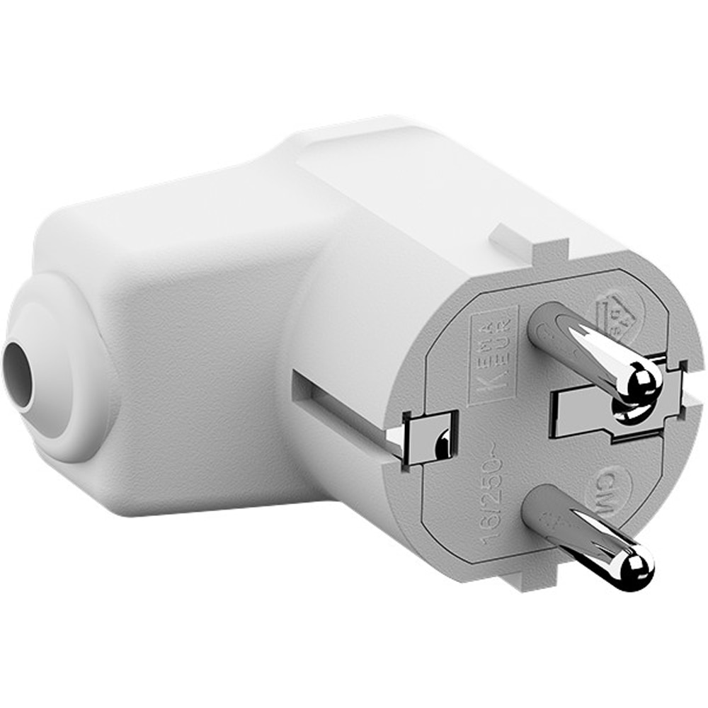 Stecher BACHMANN CEE7, unghi drept, alb