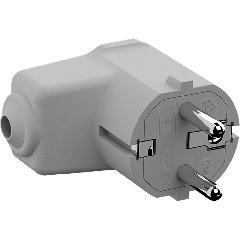 Stecher BACHMANN CEE7, unghi drept, gri