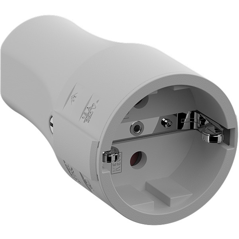 Cupla BACHMANN CEE7, 16A, demontabila, gri