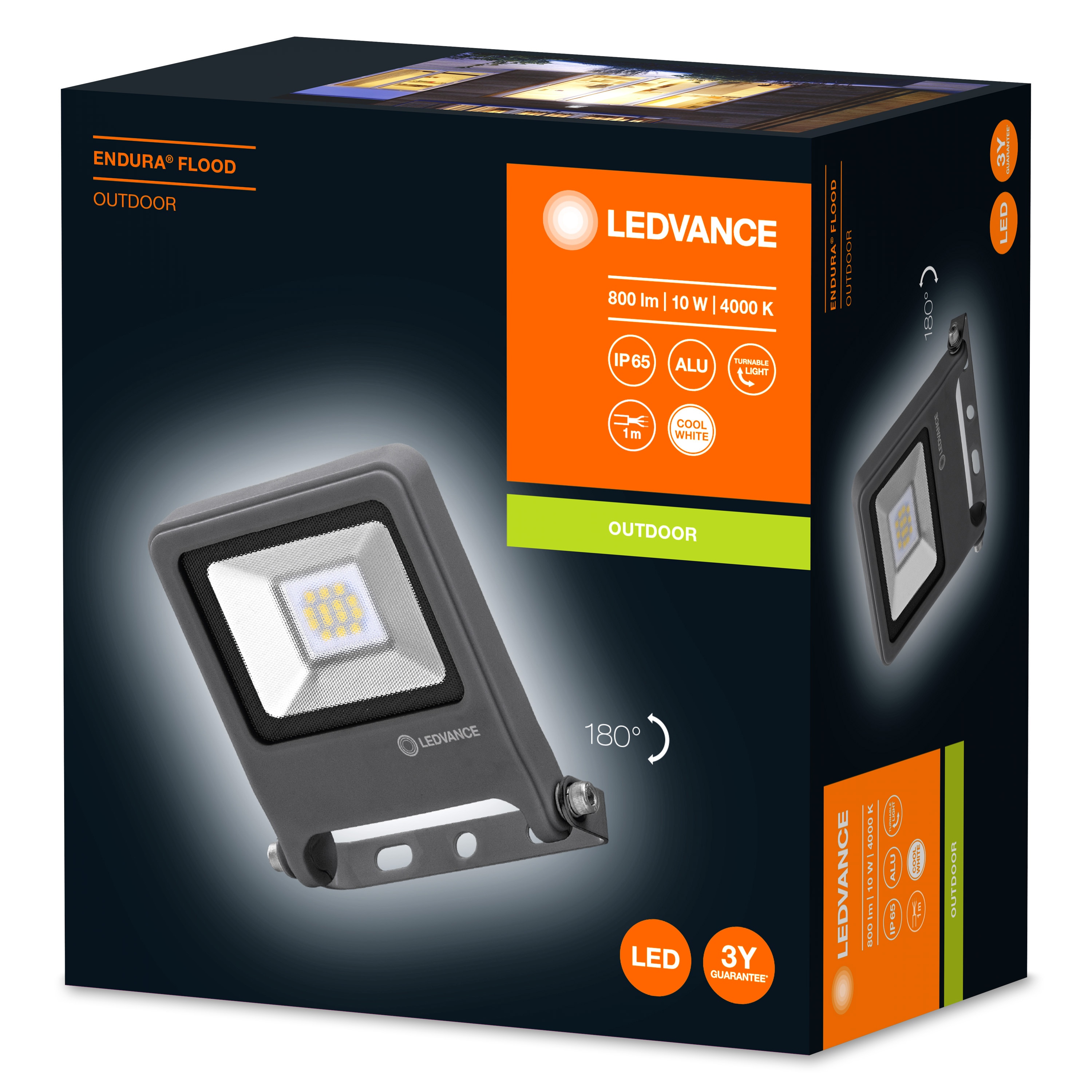 Proiector LED,10 W, 230V, IP65  LEDvance Endura
