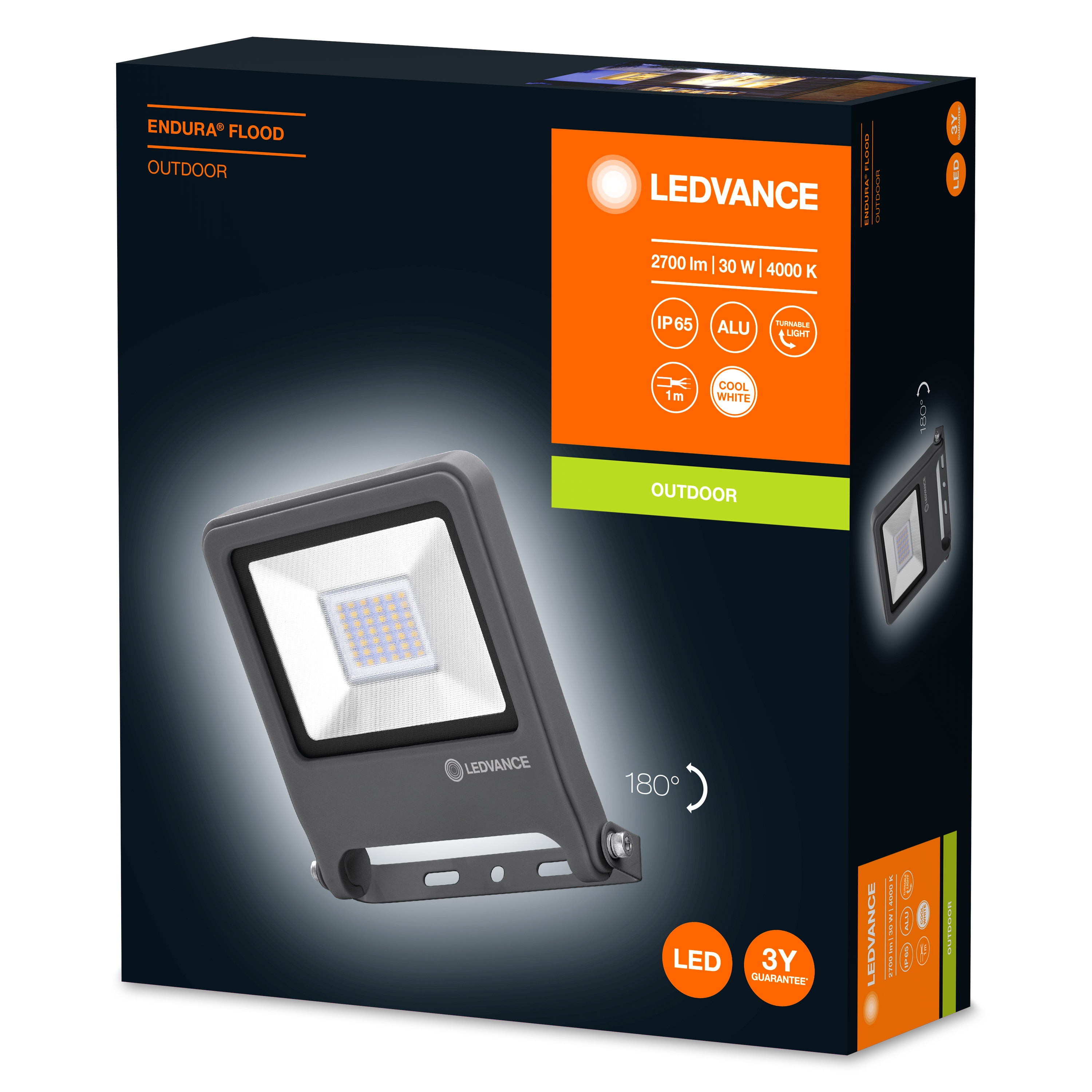 Proiector LED, 30 W, 230V, IP65  LEDvance Endura