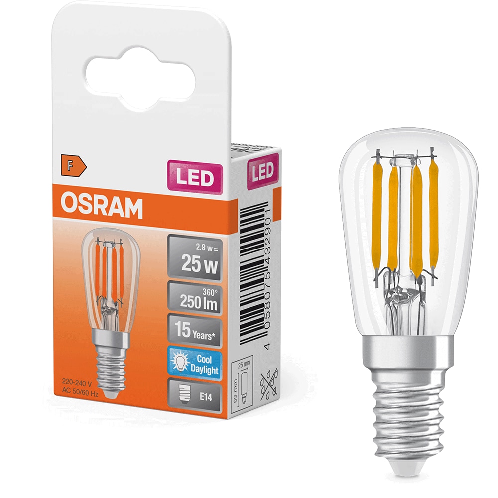 Bec LED OSRAM, E14, 2.8W, 250lm, lumina rece