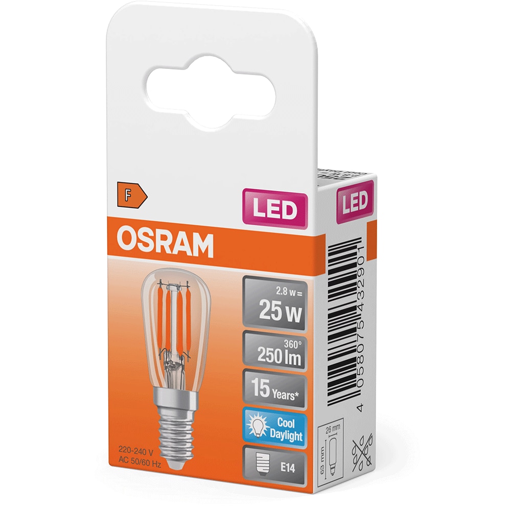 Bec LED OSRAM, E14, 2.8W, 250lm, lumina rece