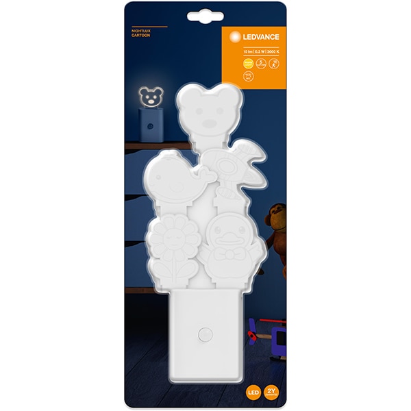 Lampa de veghe LEDVANCE 4058075575592, senzor de lumina, alb