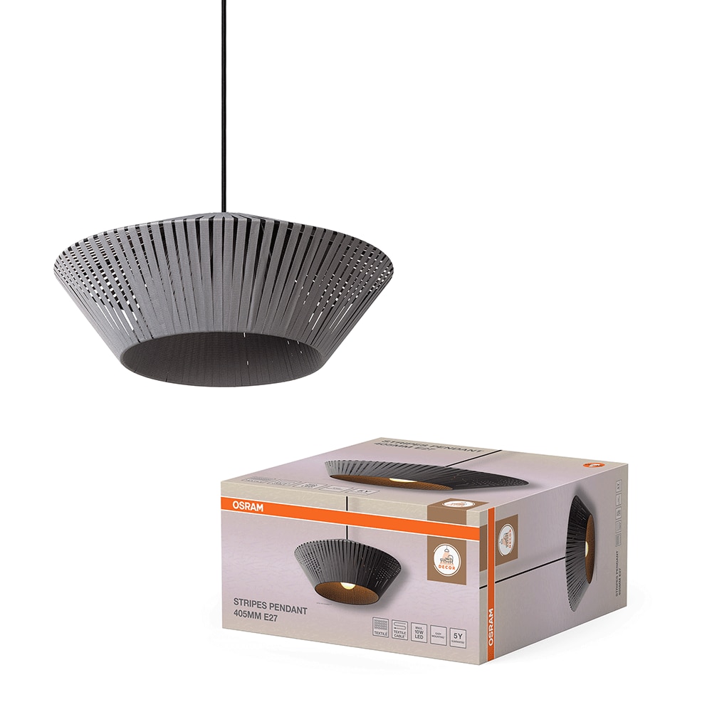 Pendul OSRAM 4058075848061, 10W, LED, IP20, gri inchis