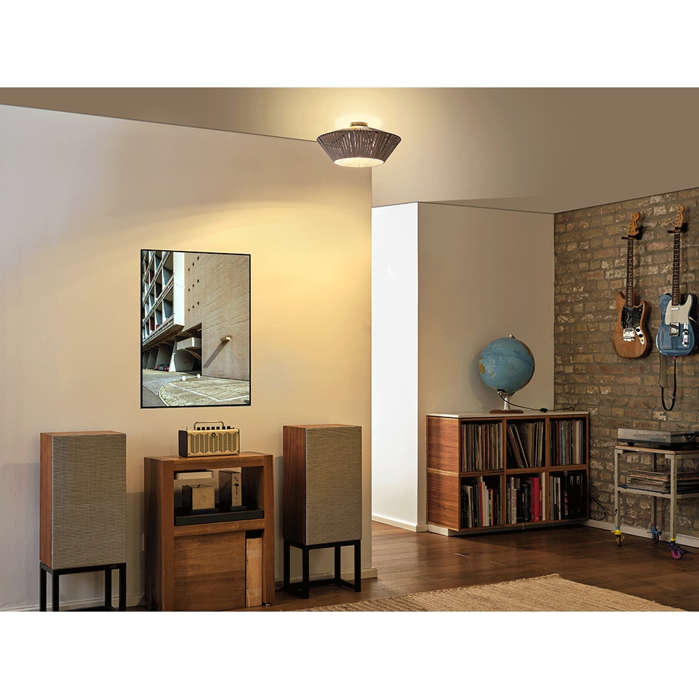 Plafoniera OSRAM 4058075848085, 10W, E27, IP20, gri inchis 