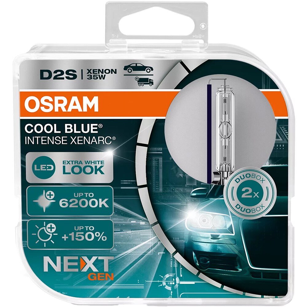 Bec auto Xenon OSRAM , D2S, 6000K, 35W, 12V, 2buc