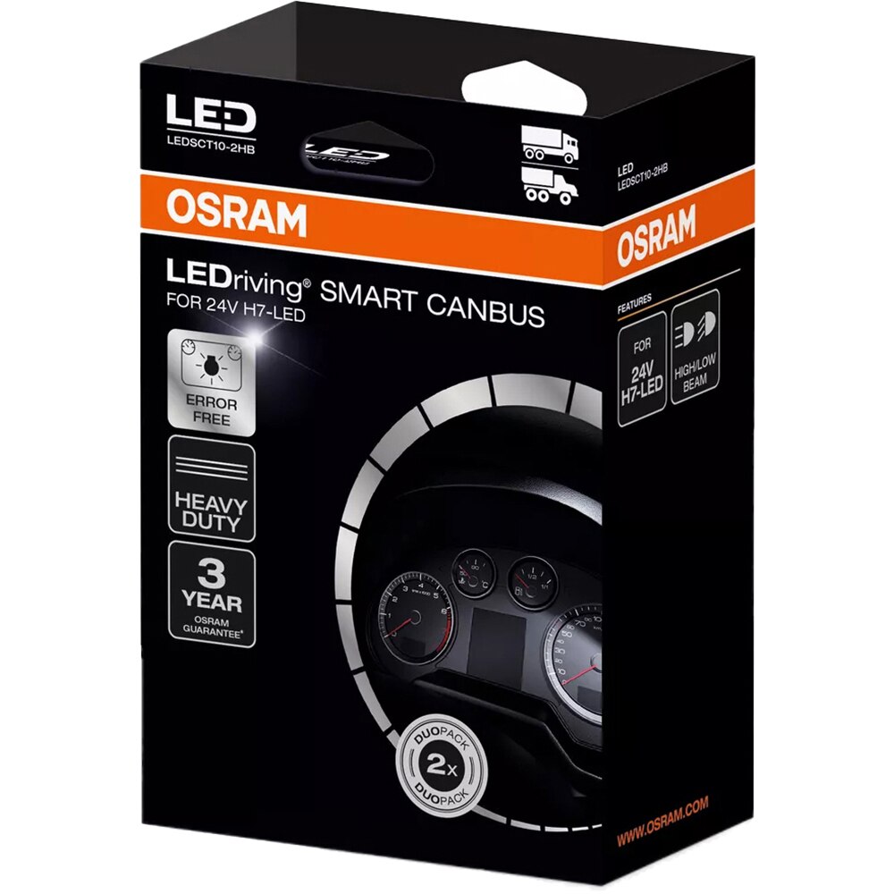 Anulator erori canbus OSRAM LEDriving Smart Canbus, pentru H7, 12V, 2buc