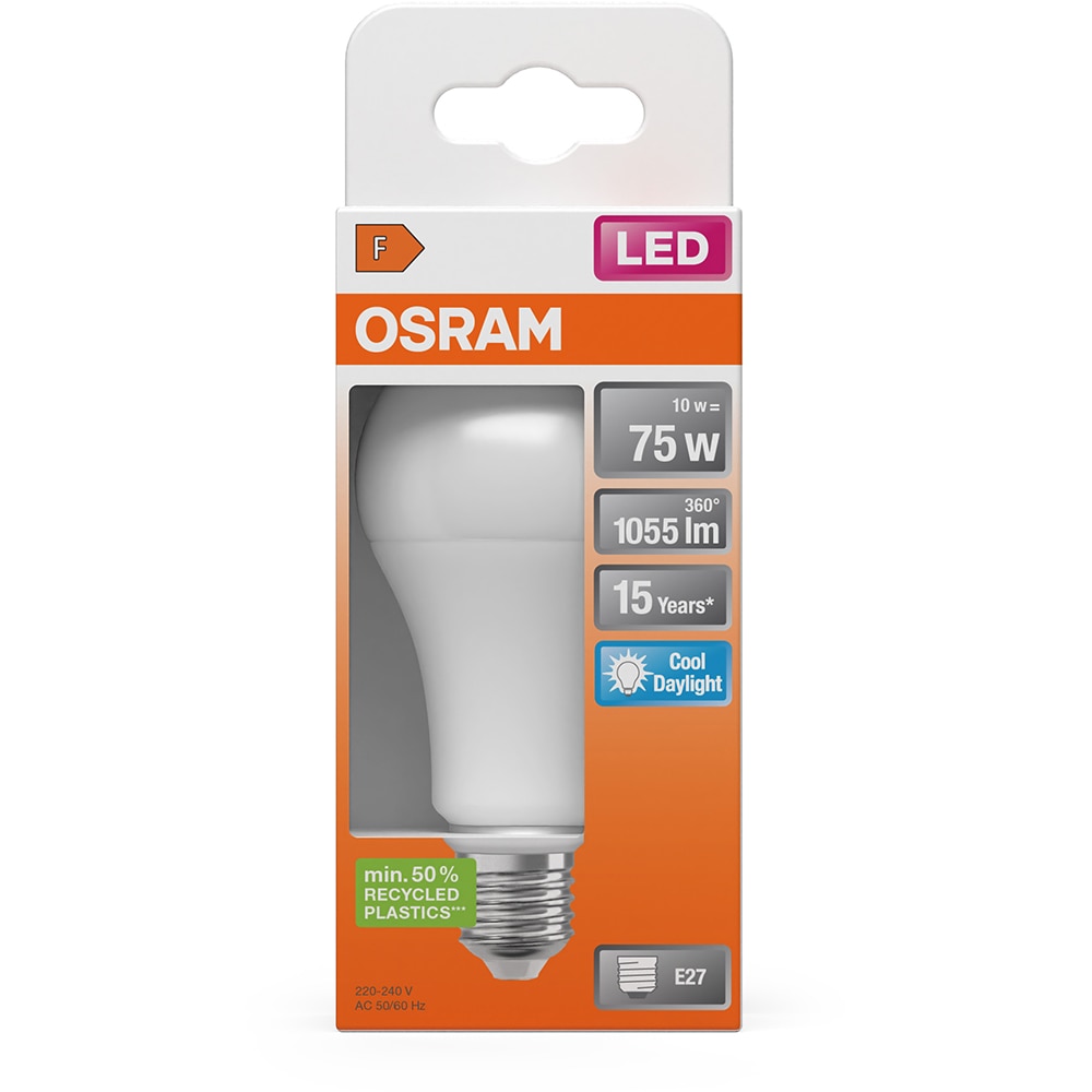 Bec LED OSRAM 4099854023187, E27, 10W, 1055lm, 6500K