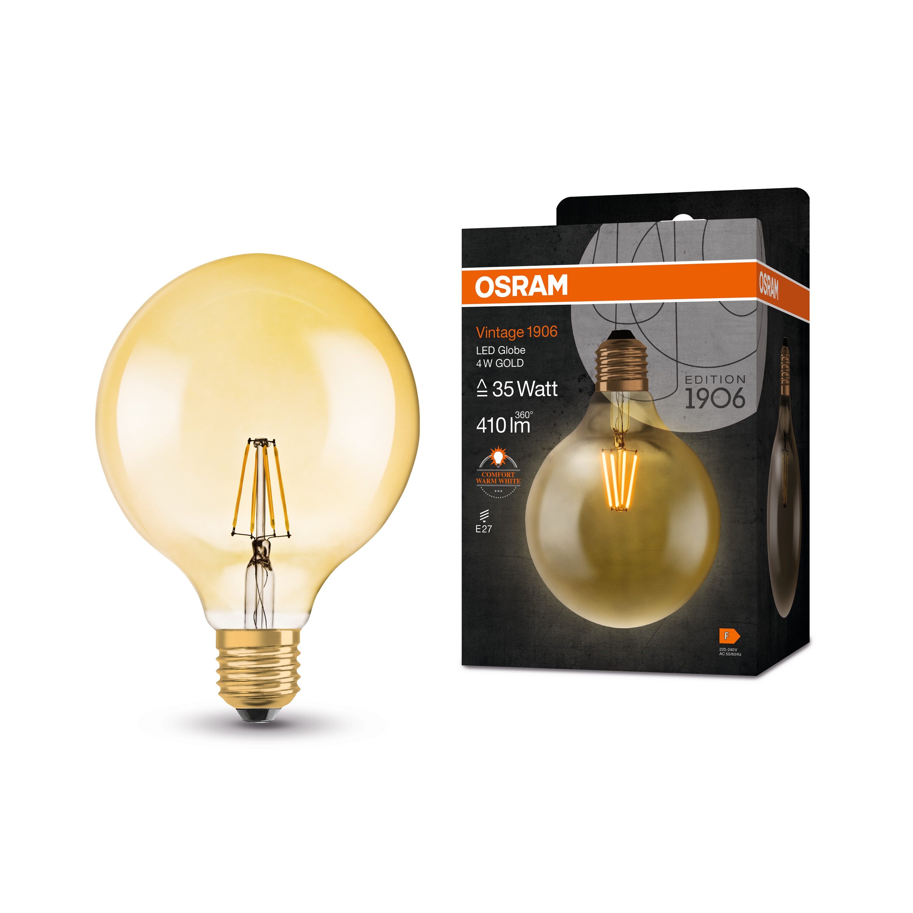Bec Decorativ Rustic Led 4W E27