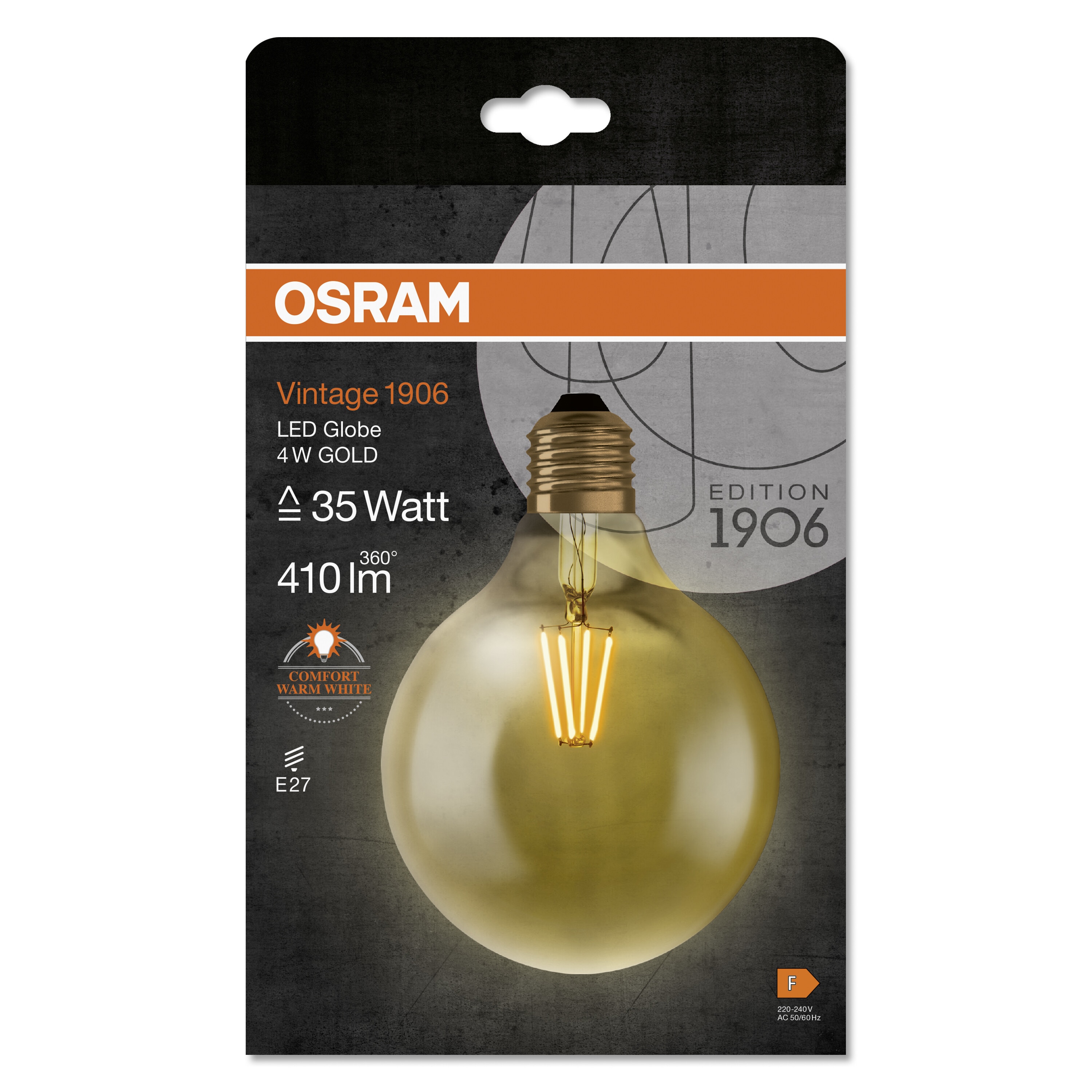 Bec Decorativ Rustic Led 4W E27