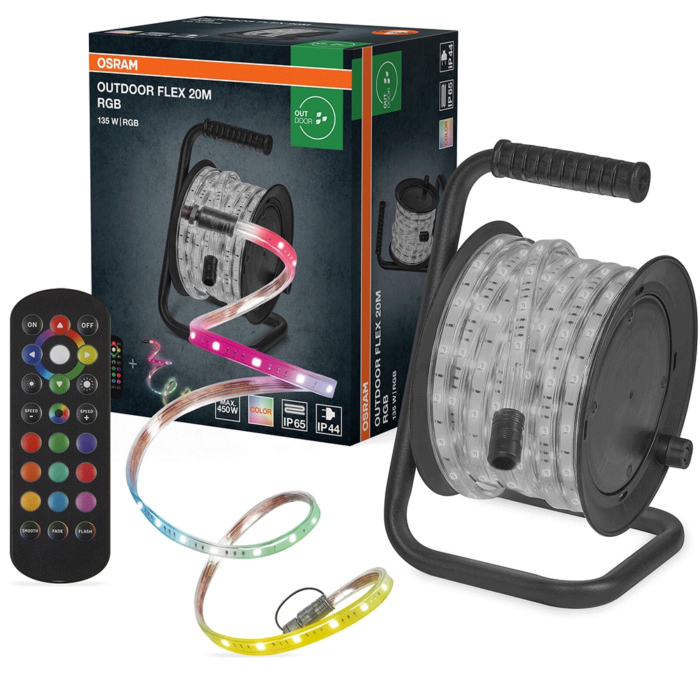 Banda LED OSRAM 20M, 135W, RGB, telecomanda, 20m