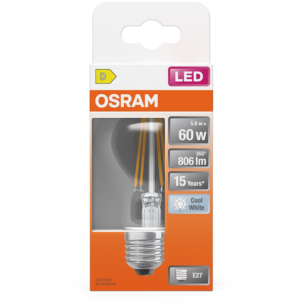 Bec LED OSRAM 4099854467998, E27, 5.9W, 806lm, 4000K