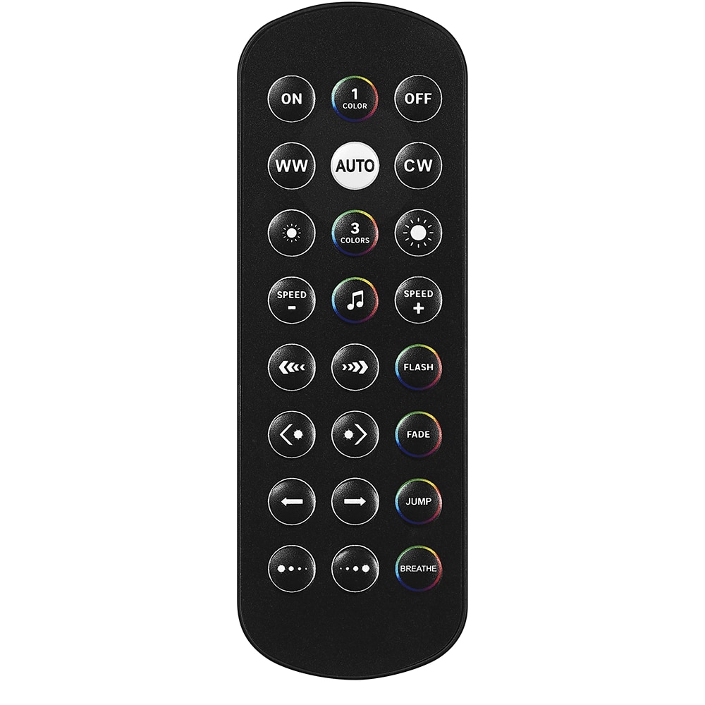 Lampa de podea OSRAM, 7.5W, RGB, Wi-Fi, telecomanda, negru