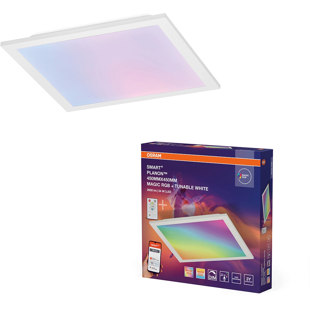 Panou LED OSRAM 4099854472213, 24W, 2650lm, IP20, Wi-Fi, alb