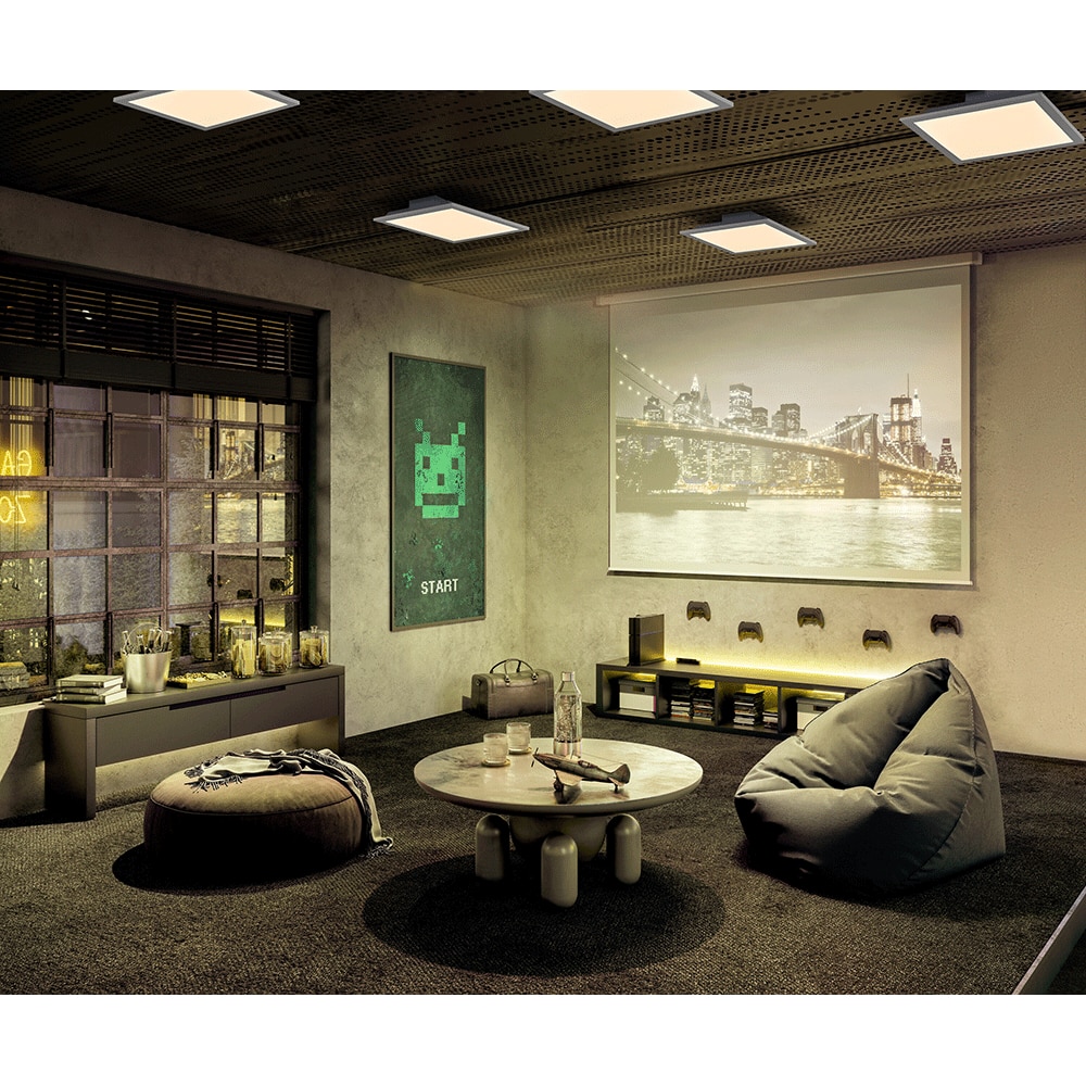 Panou LED OSRAM 4099854472213, 24W, 2650lm, IP20, Wi-Fi, alb