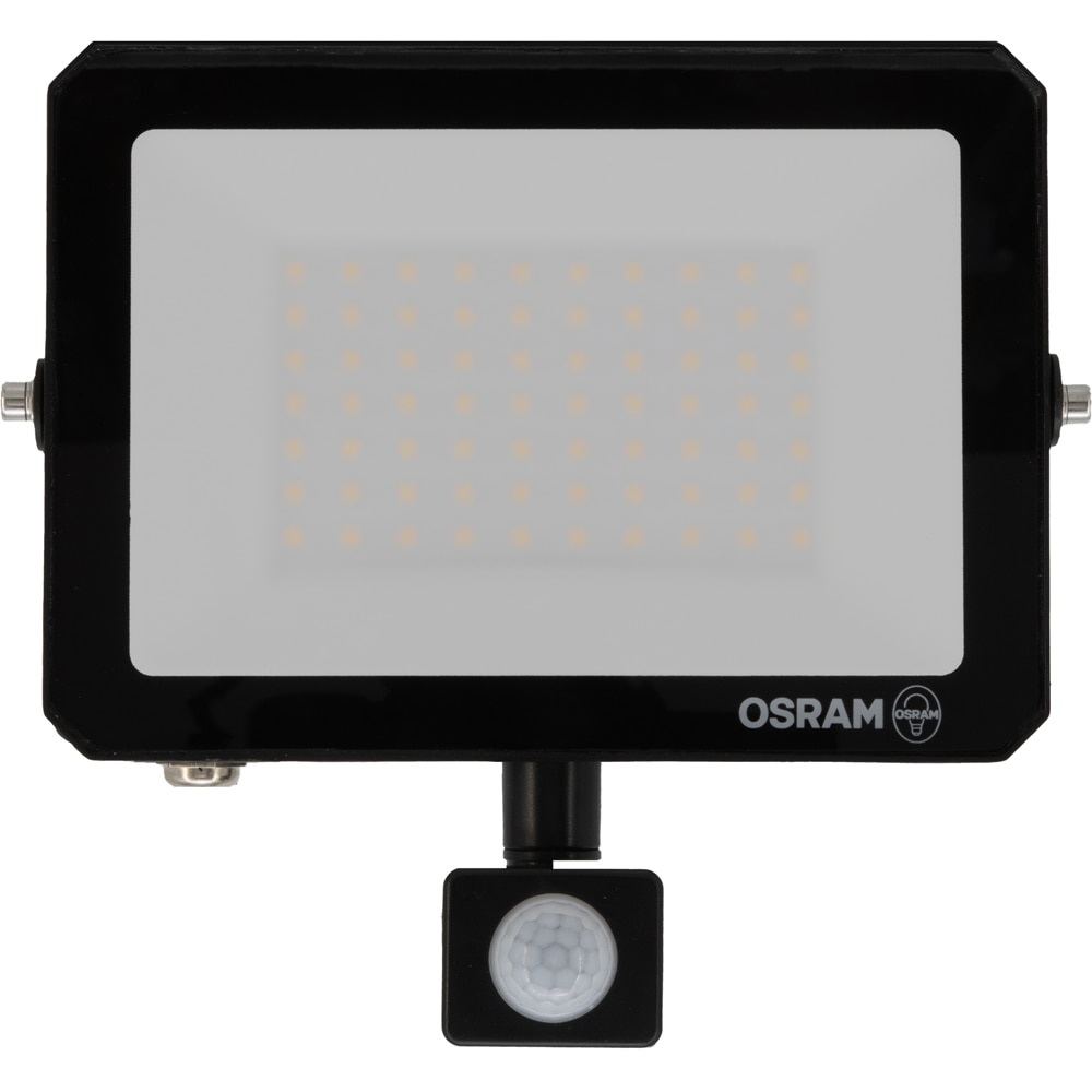 Proiector LED OSRAM Lux, senzor PIR, 50W, 4000K, IP65, negru
