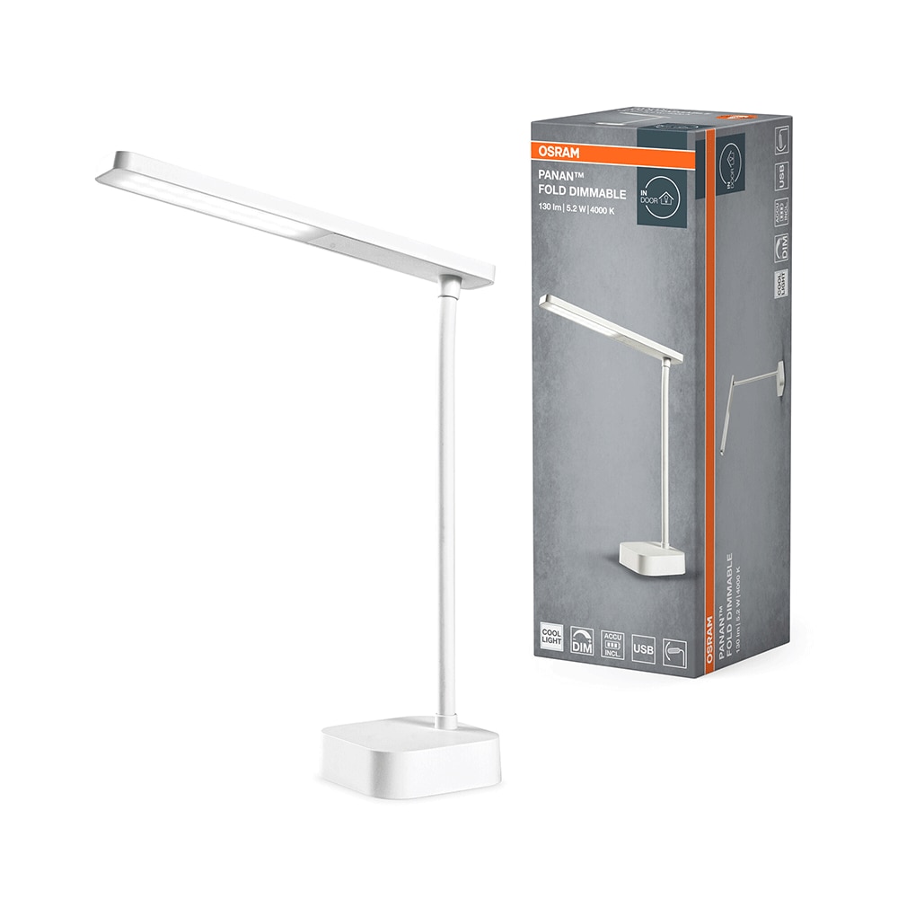 Lampa de birou LED OSRAM 4099854507472, 5.2W, 130lm, alb