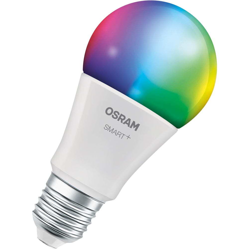Set 3 becuri OSRAM, RGB, Wi-Fi, E27, 9W, 806lm, lumina variabila