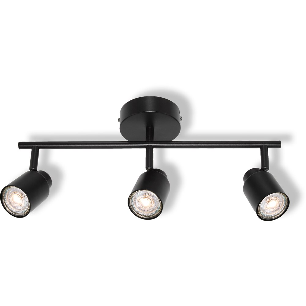 Spot OSRAM Primal, 3 x GU10, 6W, LED, IP20, negru