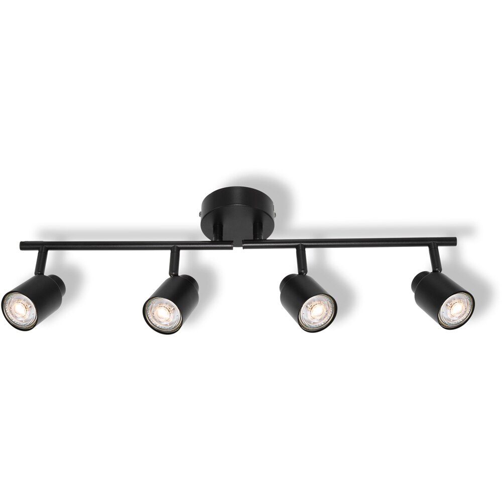 Spot OSRAM Primal, 4 x GU10, 6W, LED, IP20, negru