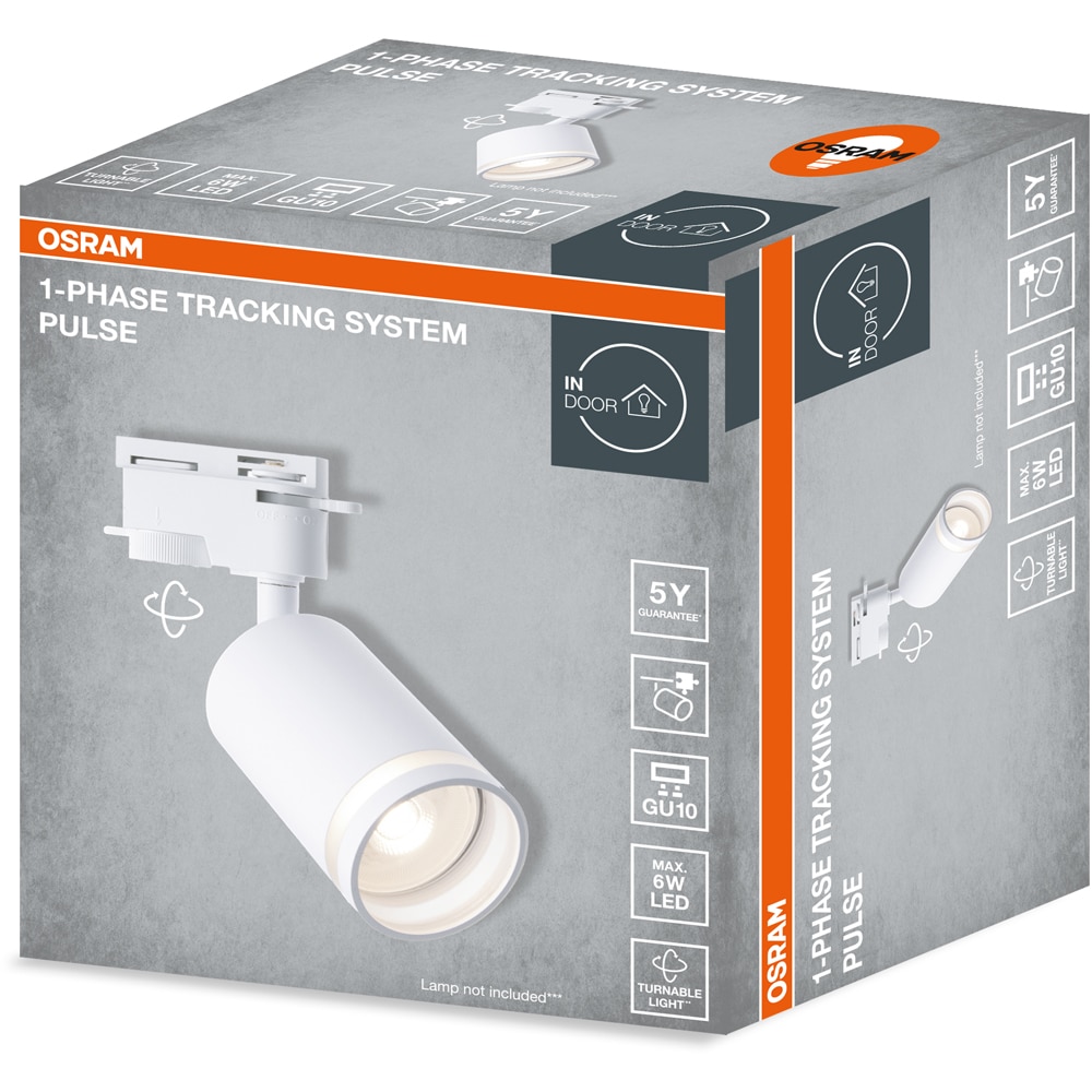 Spot OSRAM Pulse, 1 x GU10, IP20, alb